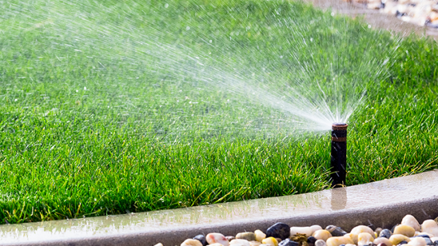 Are your sprinkler heads straight?